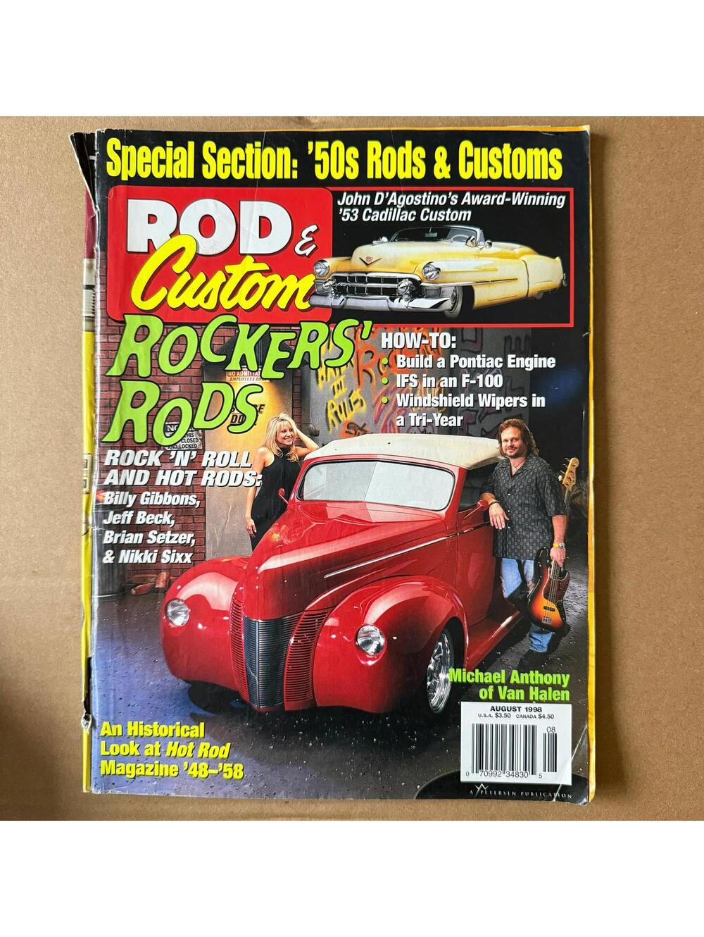 Vintage Hot Rodder Chevy Auto Magazine Custom Rodder B2